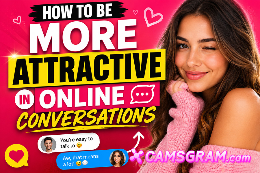 How to Be More Attractive in Online Conversations CAMSGRAM.cam