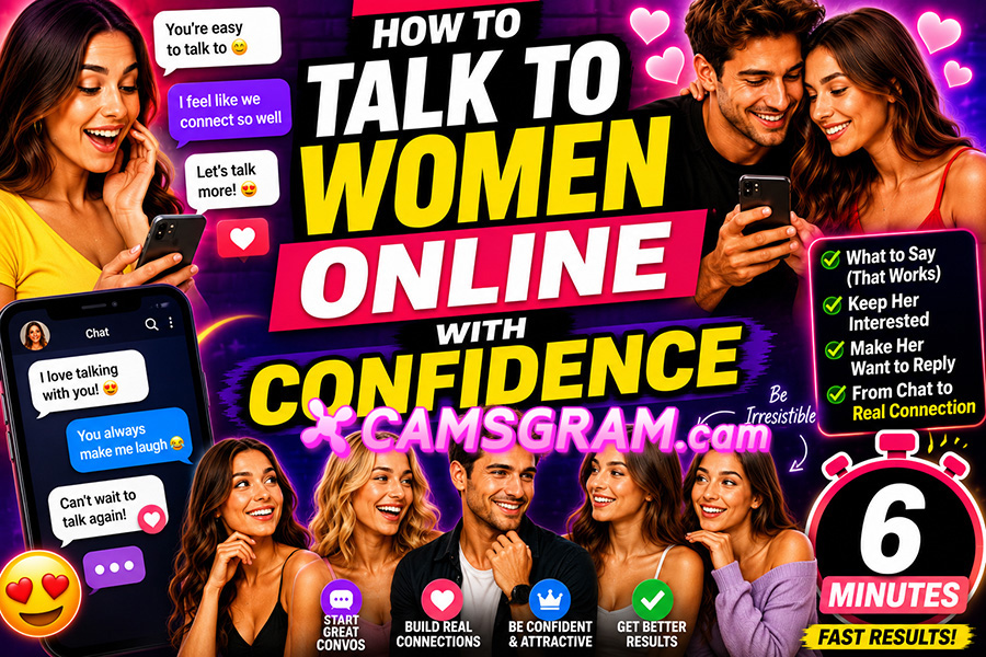 How to Talk to Women Online With Confidence CAMSGRAM.cam