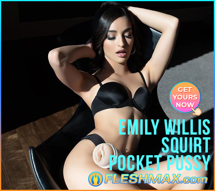 Emily Willis FLESHMAX.com Squirt x Smash Texture Fleshlight Realistic Male Masturbator TPE Silicone Artificial Pocket Pussy Real Vagina Stroker Sex Toy Shopping Store Merch