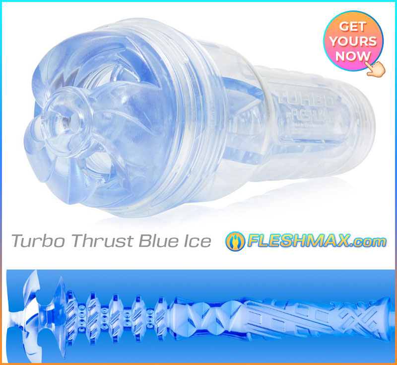 FLESHMAX.com - Turbo Thrust Blue Ice Most Realistic Oral Sex Blowjob BJ sex toy for guys,top fleshlight sleeves,top selling fleshlight,best selling fleshlight,best mens masterbater,hands free masturbator
