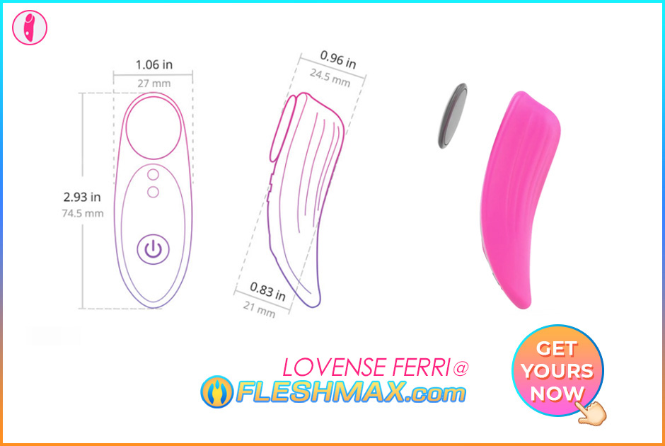 FLESHMAX.com Dimensions diagram of the compact Lovense Ferri full dimensions 1.06in 27mm 2.93in 74.5mm front 0.96in 24.5mm 0.83in 21mm side GRAB YOURS RIGHT NOW HERE Pink Thong Magnetic Clipon Teledildonic Wet Orgasm Ejactulation Ohh Fun Live Adult Cam Sex Vibrator Motor Gives The Best Discrete Sexy Vibration Working Clit Massager Toy Across the Globe image search jpg pic photo picture 4 Lovers Sex Toys Store Merch Shopping Store Channel Image Search jpg