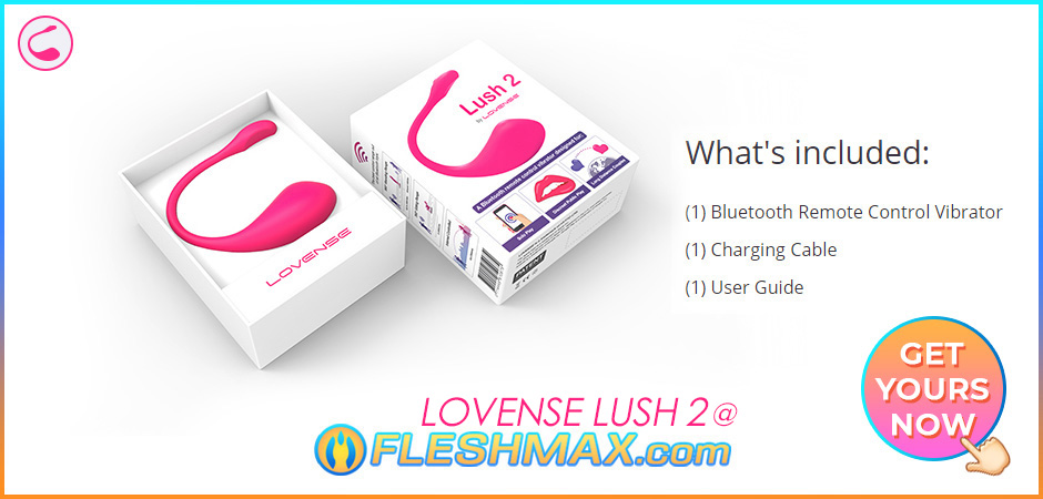 FLESHMAX.com - Lovense Lush 2 FLESHMAX.com laying down view whats included bluetooth remote control vibrator charging cable user guide Pink Teledildonics Most Powerful Vibrator Bulb Shaker Sex Toy Interactive Cam Ready Wifi App Remote Control Shake With Your Partners Panty Vibe long distance love sense sex toys wearable pant vibrating lush sextoy lush vibe remote controlled sex toy bluetooth sex toys lovense reviews butt vibrator tail pic jpg image search 3