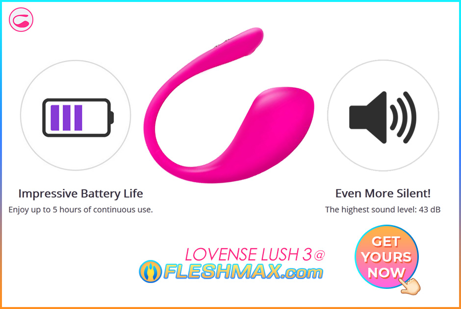 FLESHMAX.com Lovense Lush 3 Brand New 2021 Update More Curvy Body And Stronger Vibration With Magnetic Charging Port Upgrade Bluetooth Bulb Same But Better Sex Toy Can You Hold The Moan FLESHMAX.com Cam Ready the most powerful bluetooth remote control vibrator brand new redesigned 2021 refresh model new impressive battery life,enjoy up to 5 hours of continuous use,even more silent the highest sound level 43db