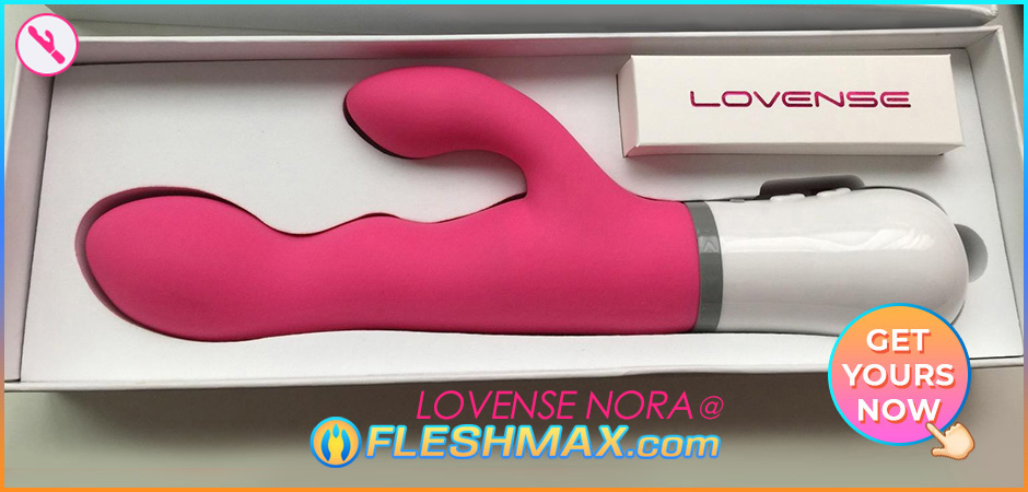 FLESHMAX.com Lovense Nora front open box real review in the case Extreme mixed climaxes are Nora’s claim to fame, because of a calculated, undulated shaft that turns in two ways, working and shaking your inside sweet orgasm g-spots zones, and a bended, adaptable trigger to favor your bud with tempting vibrations. 