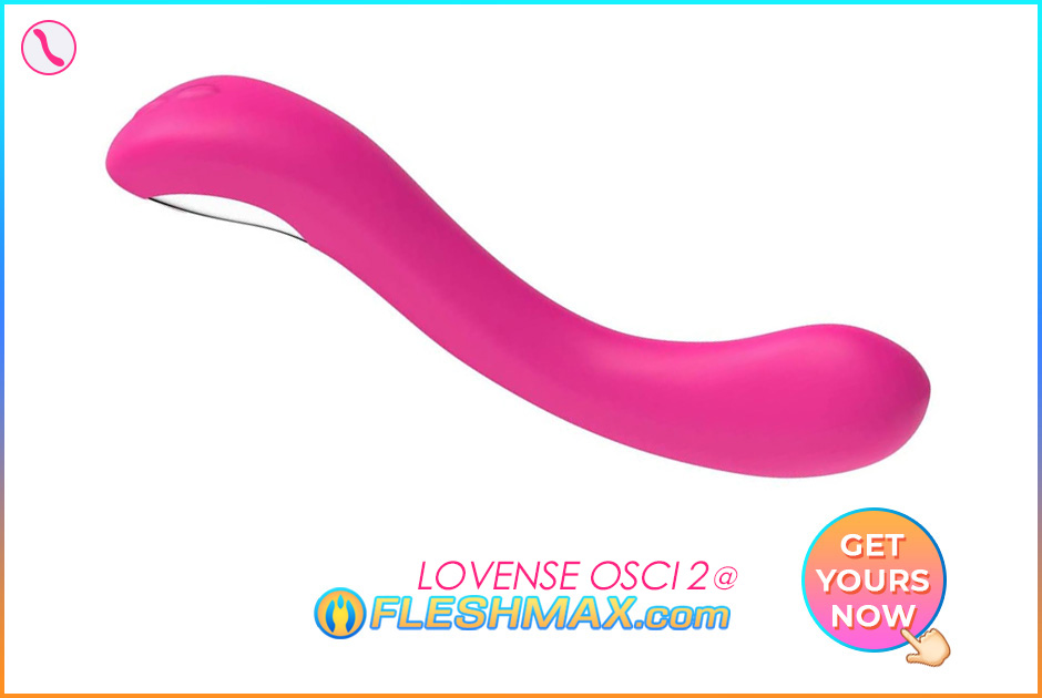 FLESHMAX.com - Lovense Osci 2 First Ever Oscillating Vibrator Sex Toy In-App Remote Control G-Spot Stimulation Pulsating Over Sex Cam Model Chat How Fast Can You Reach Orgasm Sextoy Love Sense full front view interactive sex toys app controlled sex toys image search pic picture photo jpg 2