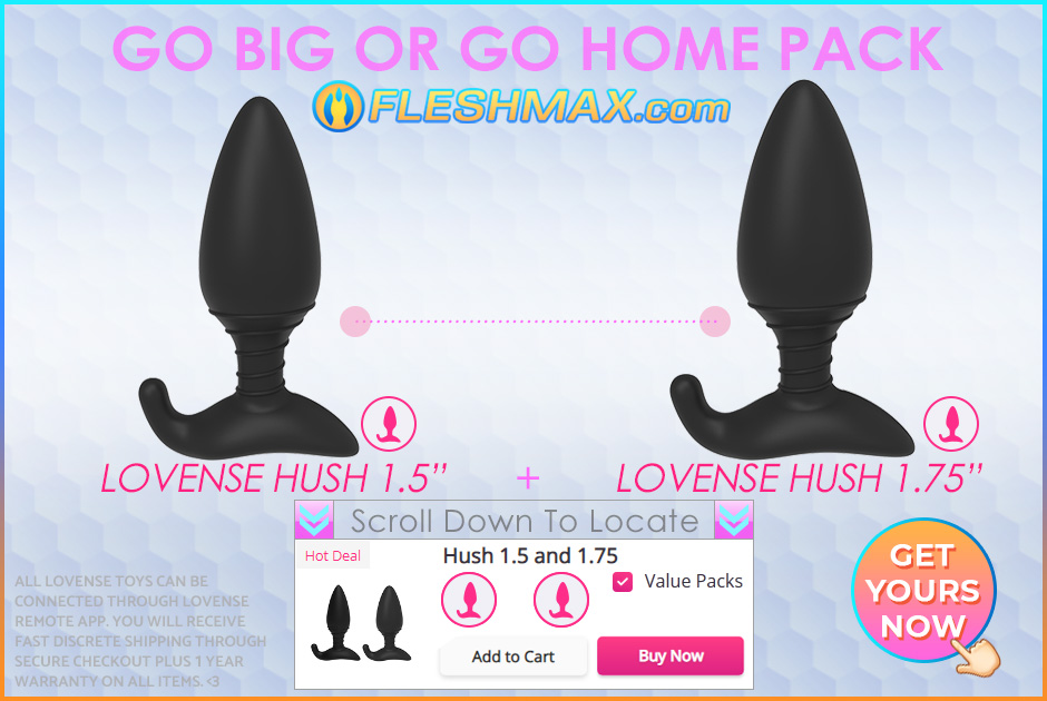 FLESHMAX.com - Go Big or Go Home Anal Butt Plug Sex Pack FLESHMAX.com Lovense Hush 1.5 and 1.75 models Sex Toys Value Combo Pack Shopping Vibrator Sex Toys Combo Pack Lovers Sex Toys Store Merch Shopping Store Channel Image Search jpg