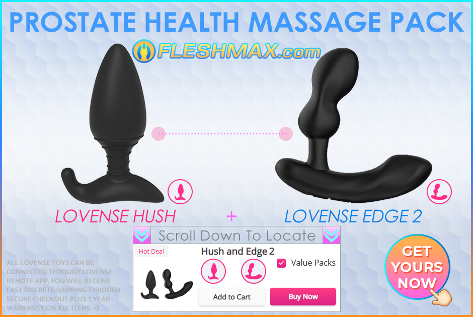 FLESHMAX.com - Prostate Health Massage Pgasm Sissygasm WIFI Control Vibe Sex Pack FLESHMAX.com Lovense Hush and Edge Anal Prostate Vibrator Sex Toys Value Pack Shopping Combo Pack Lovers Sex Toys Store Merch Shopping Store Channel Image Search jpg