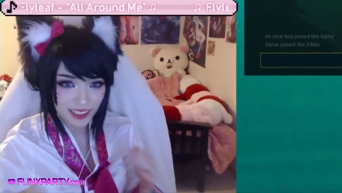 FUNXPARTY.com many girls need your help to start the fun - Emiru league of legends,Emiru lol cosplayer,Dyrus girlfriend,Dyrus gf,Emiru tits,lol_emiru,twitch Emiru,Emiru sexy,Emiru instagram,Emiru ig,Emiru twitter DYNASTY AHRI COSPLAY  EMIRU  DUO W/DYRUS video screenshot screens preview picture pic photo