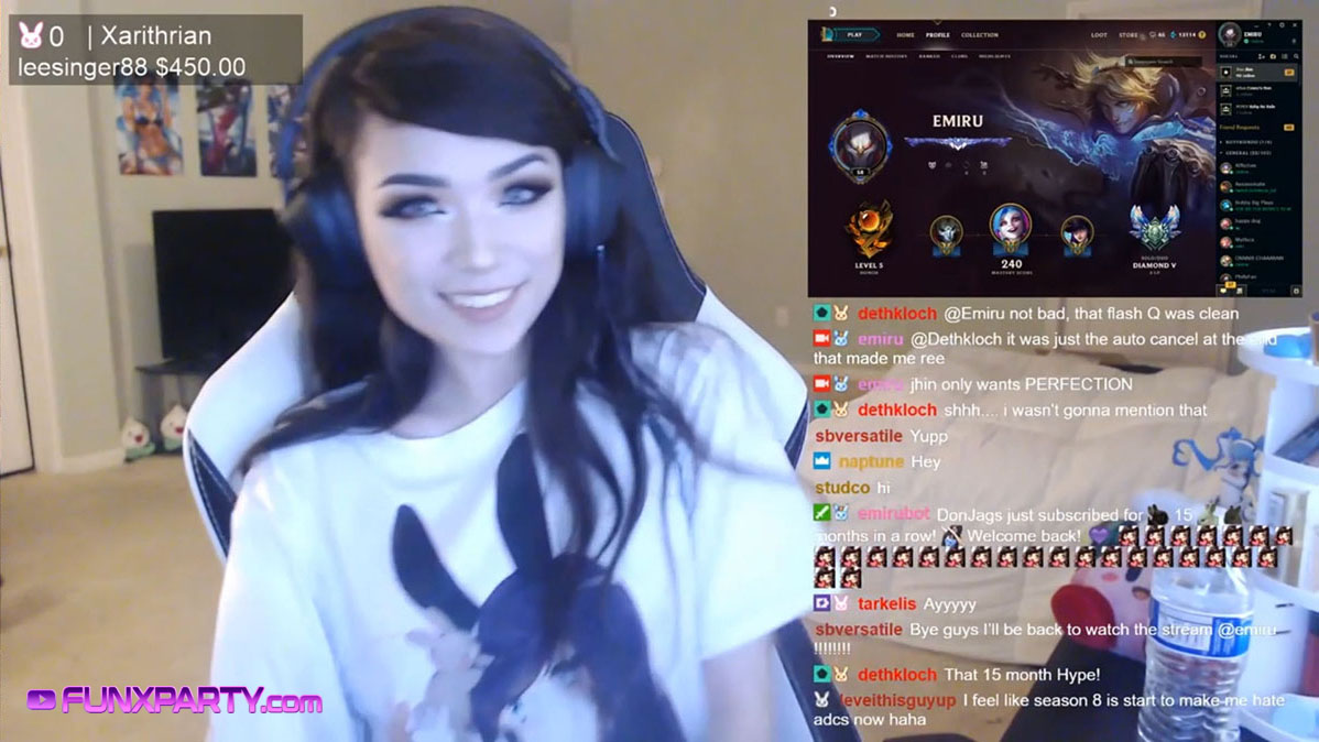 FUNXPARTY.com many girls need your help to start the fun - Emiru league of legends,Emiru lol cosplayer,Dyrus girlfriend,Dyrus gf,Emiru tits,lol_emiru,twitch Emiru,Emiru sexy,Emiru instagram,Emiru ig,Emiru twitter HOW TO WIN A 4v5  Emiru  Stream Highlights video screenshot screens preview picture pic photo