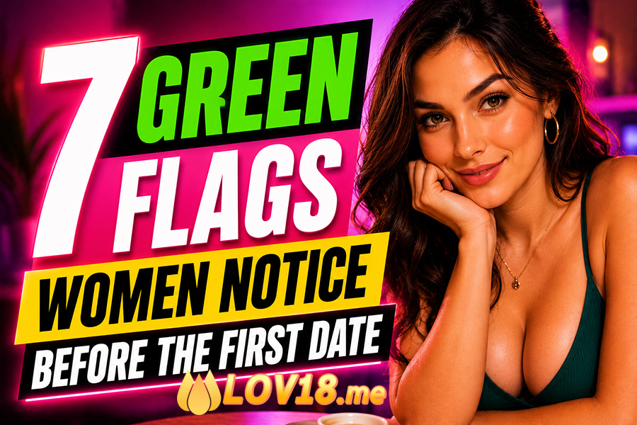 LOV18.me Before the first date even starts, women are already paying attention. Not to perfection, but to the little signs that say a man is confident, respectful, and genuinely worth her time. If you want to make a strong first impression, these are the green flags that quietly win trust and interest.