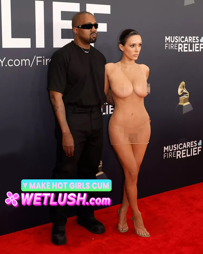 WETLUSH.com Kanye West, Bianca Censori not wearing any underwear thong, Grammys 2025, sheer bodysuit, Skims, Los Angeles, unexpected appearance, nude outfit lingerie, fashion statement, celebrity news nude sex pic porn freeze screenshot picture sexy photo jpg ttagging_single_post